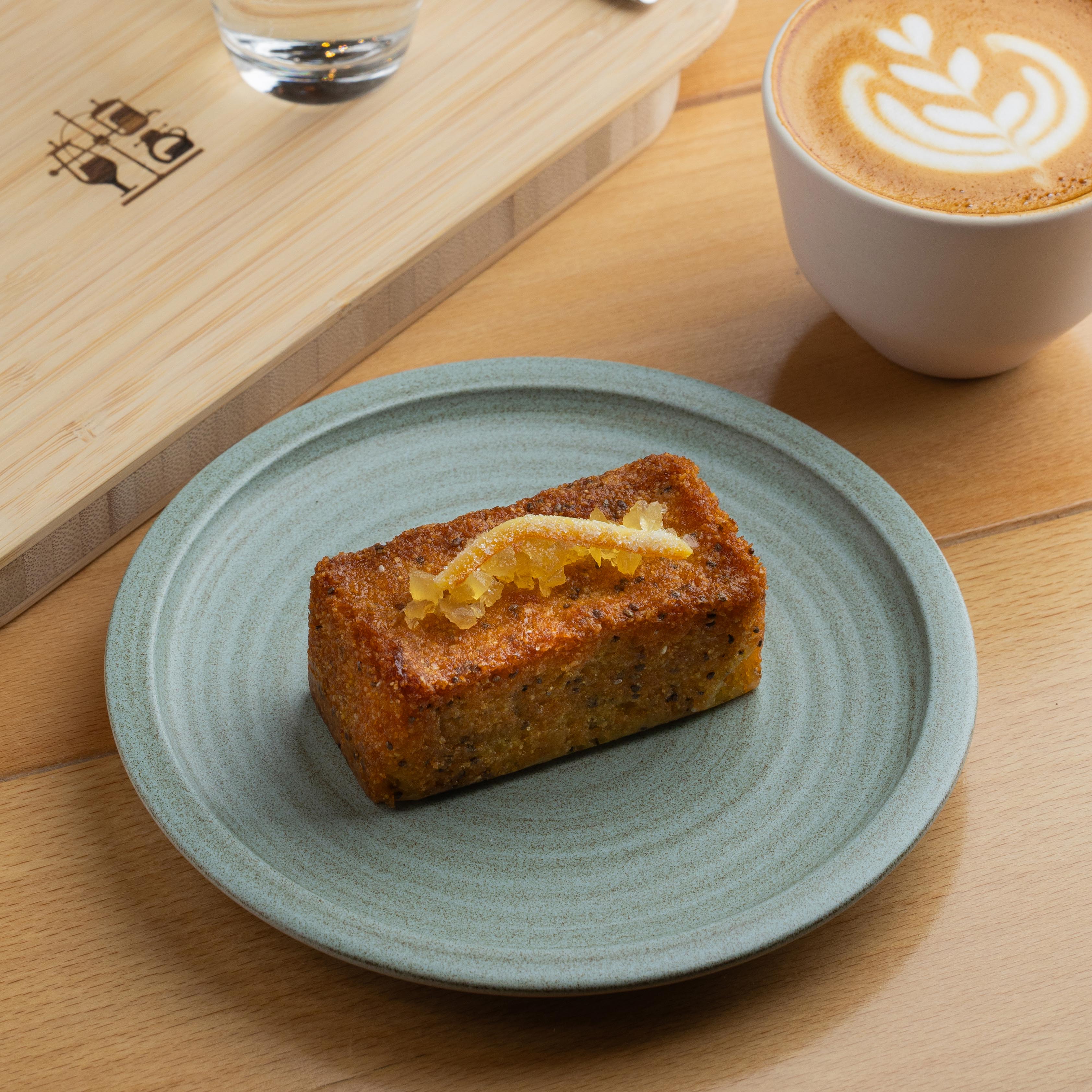 Petite Orange Polenta with Chia Seeds